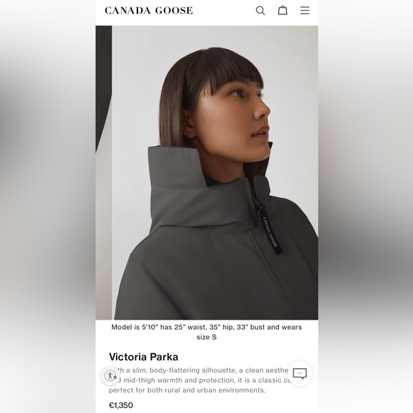 Like New Canada Goose Victoria Parka – Military Green, Women's Size S - Picture 15 of 15